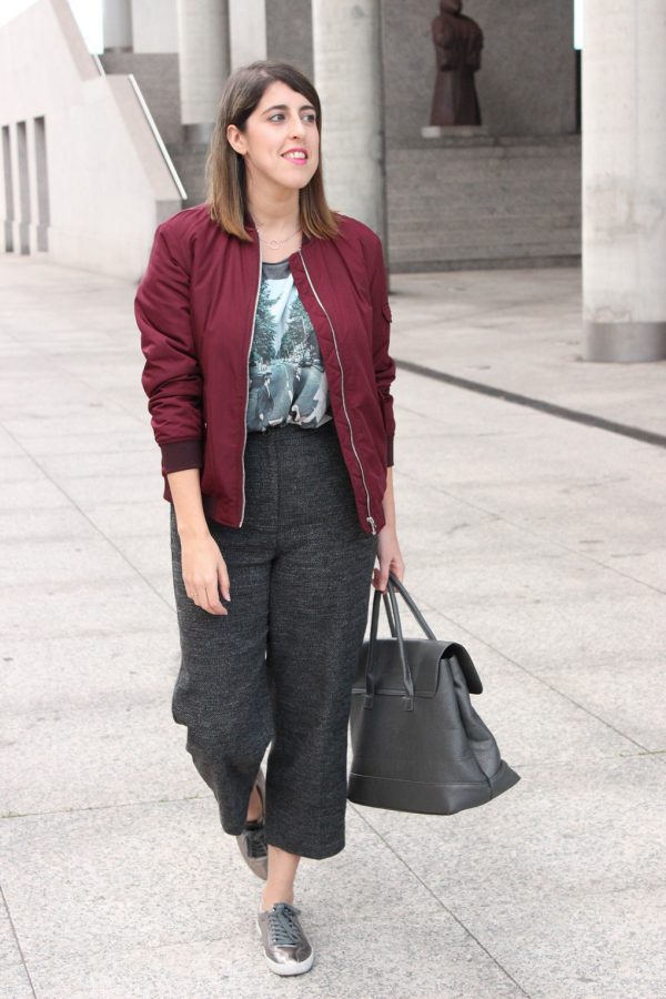 Pantalon Cropped Gris Warehouse Taille 12 - Bureau élégant - Occasion Très Bon état